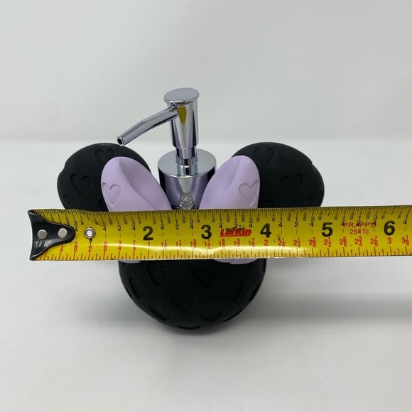 NEW - Disney Black and Purple Minnie Mouse Soap & Lotion Dispenser - Picture 6 of 7